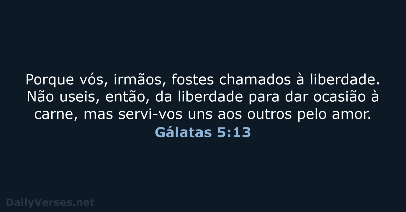 Gálatas 5:13 - ARC