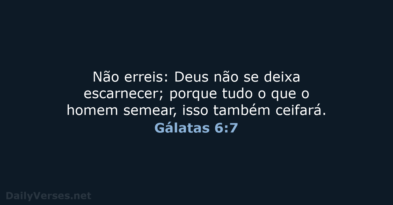 Gálatas 6:7 - ARC