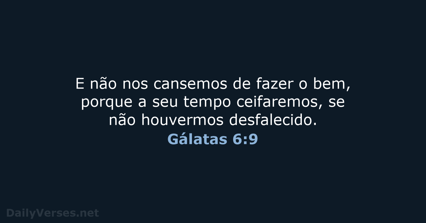 Gálatas 6:9 - ARC