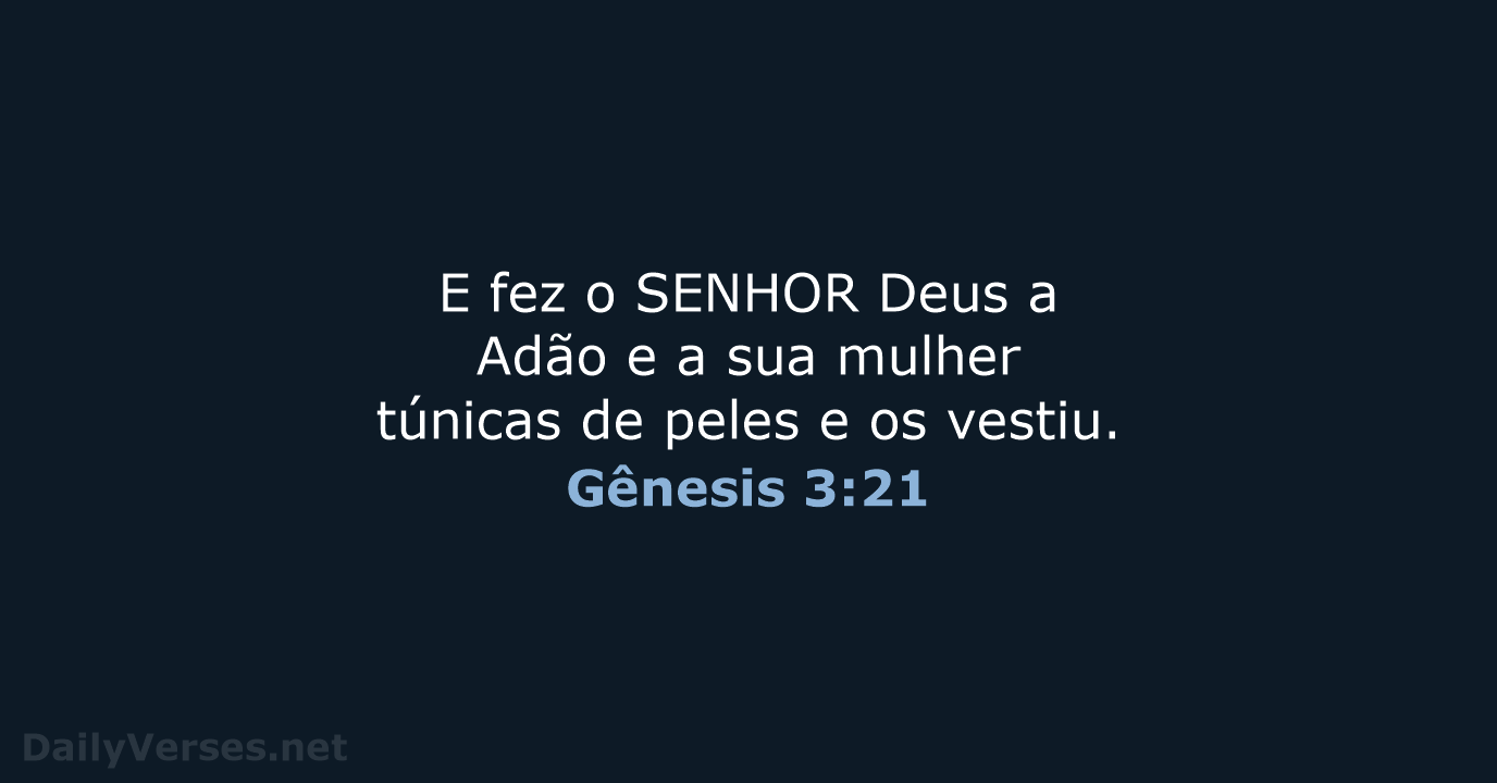Gênesis 3:21 - ARC