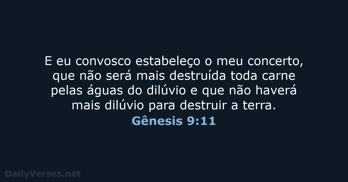 Gênesis 9:11 - ARC