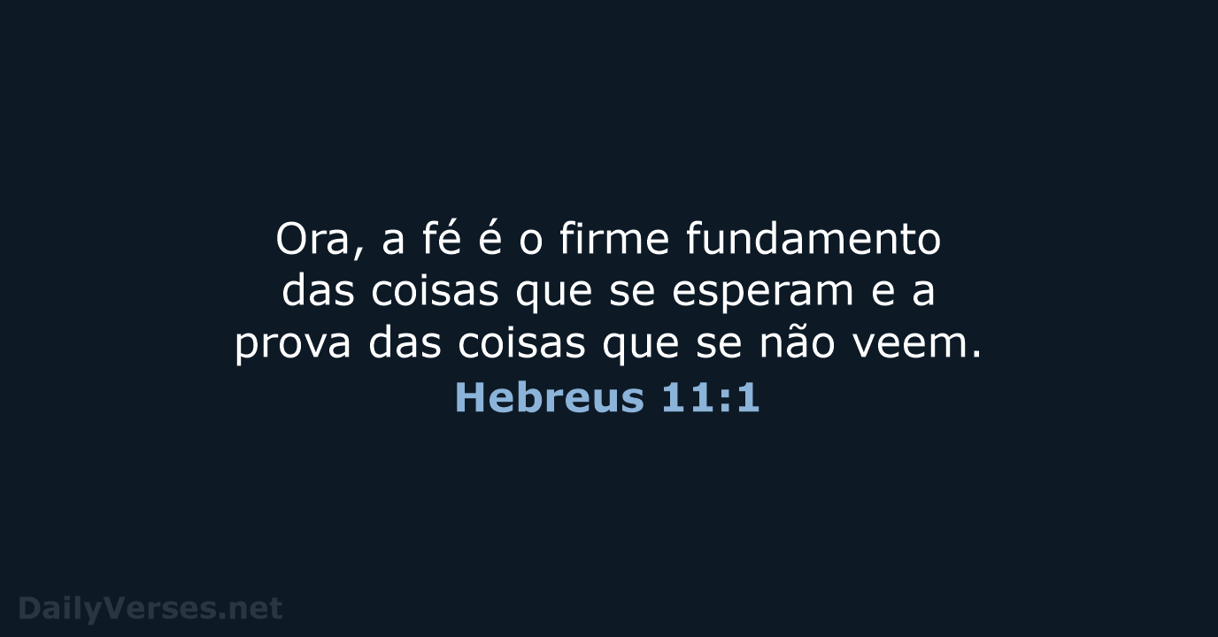 Hebreus 11:1 - ARC