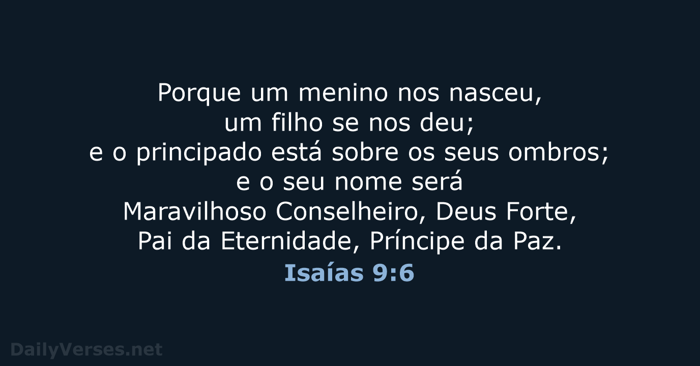 Isaías 9:6 - ARC