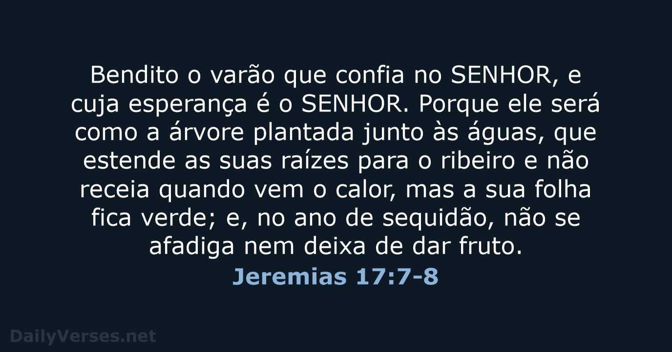 Jeremias 17:7-8 - ARC