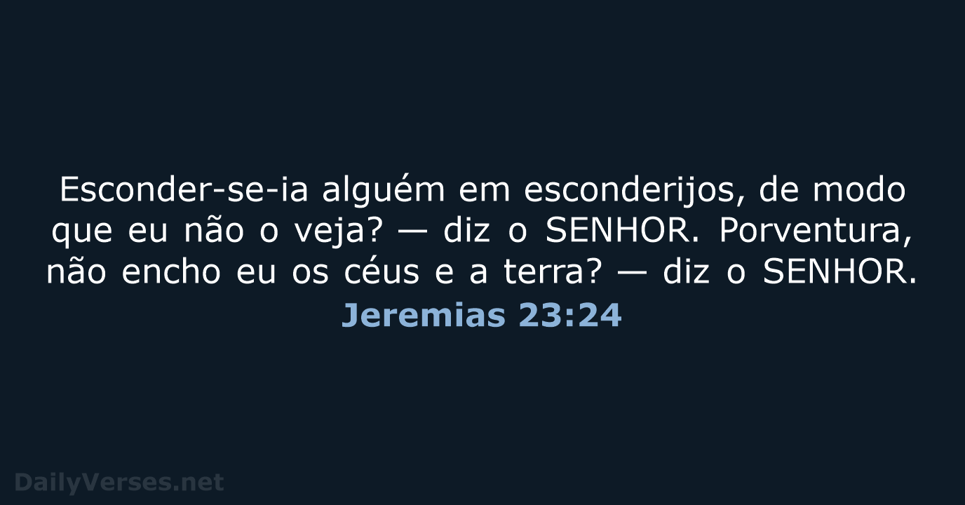 Jeremias 23:24 - ARC