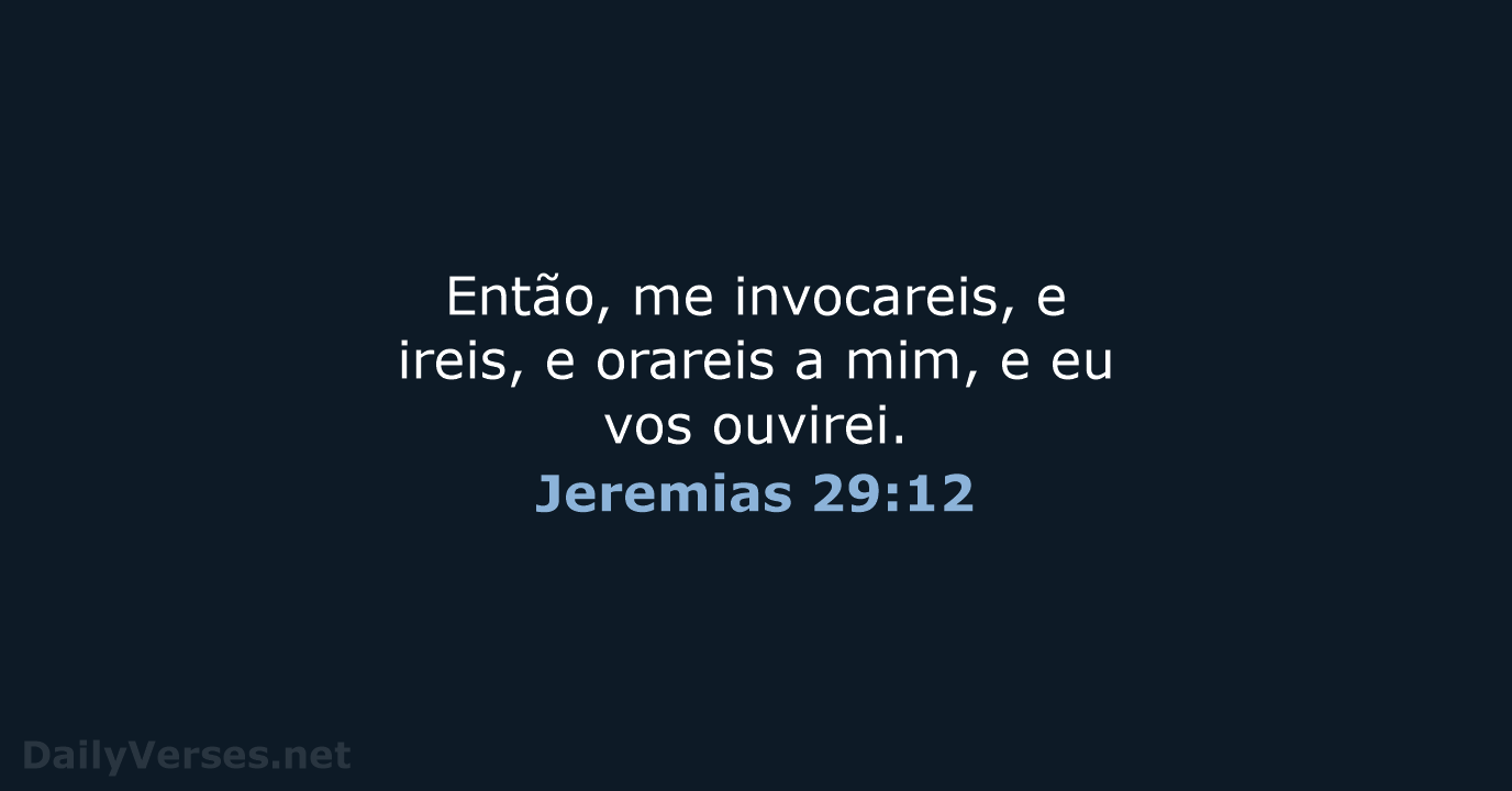 Jeremias 29:12 - ARC