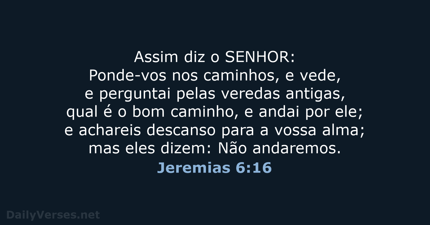Jeremias 6:16 - ARC