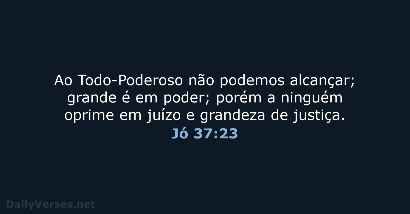 Jó 37:23 - ARC