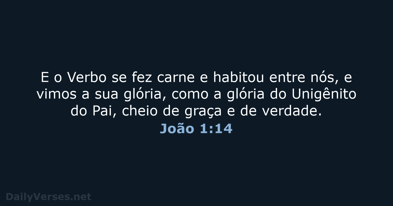 João 1:14 - ARC