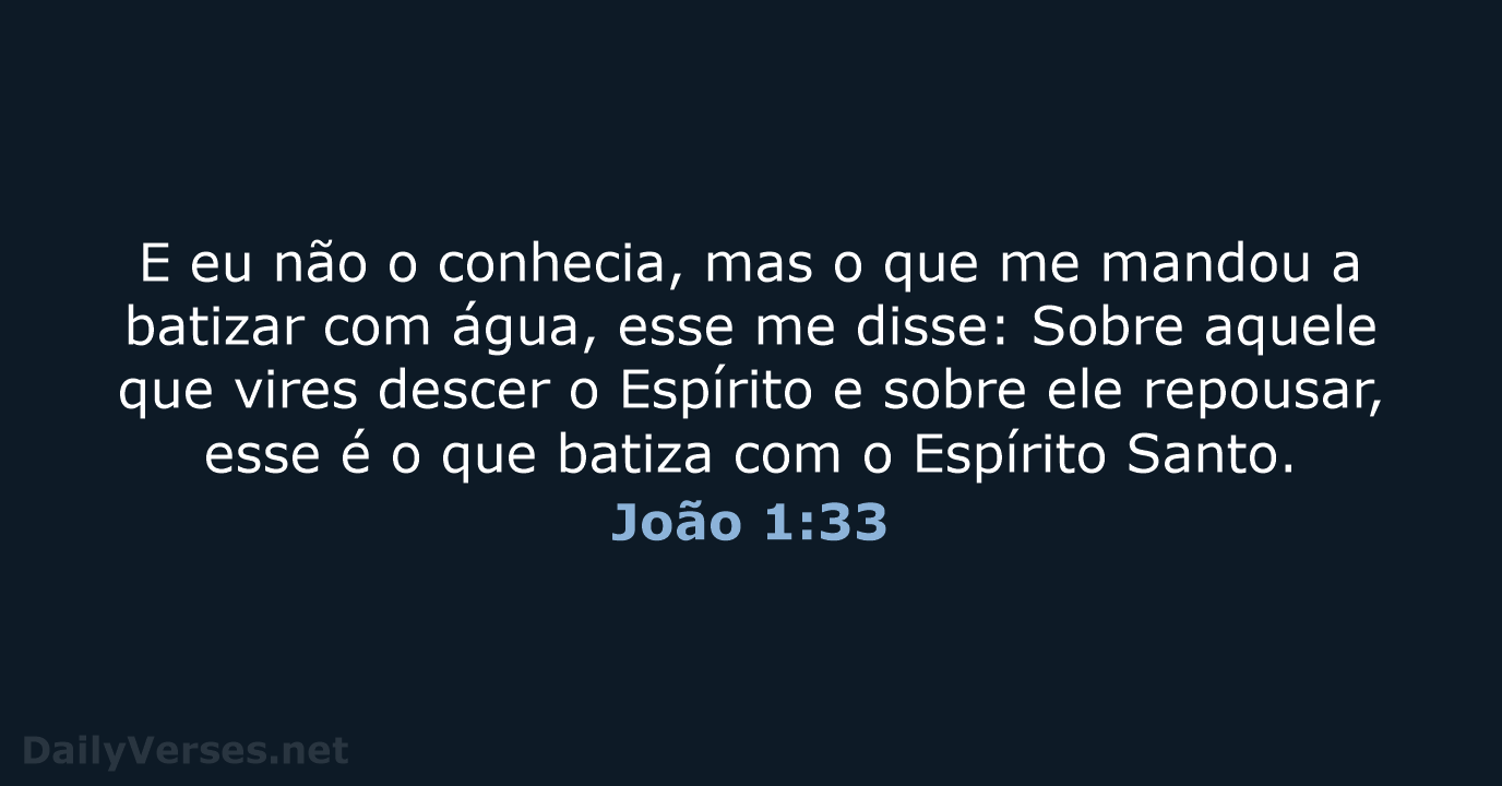 João 1:33 - ARC