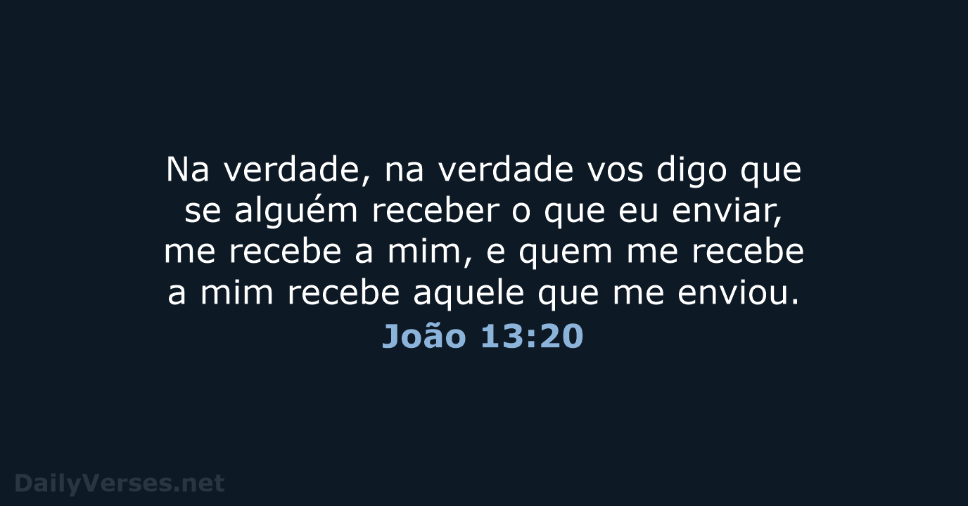 João 13:20 - ARC