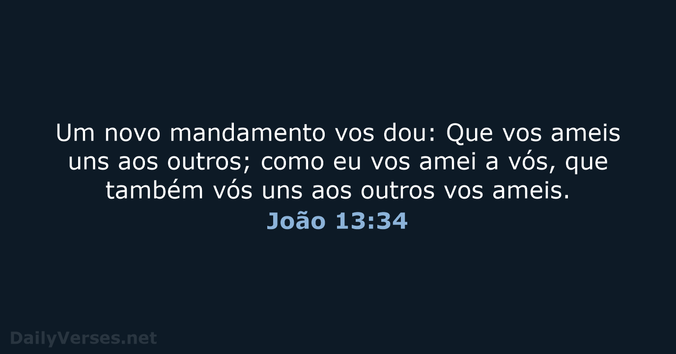 João 13:34 - ARC