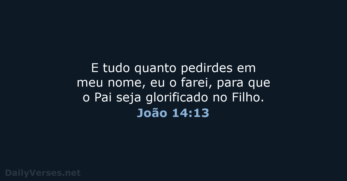 João 14:13 - ARC