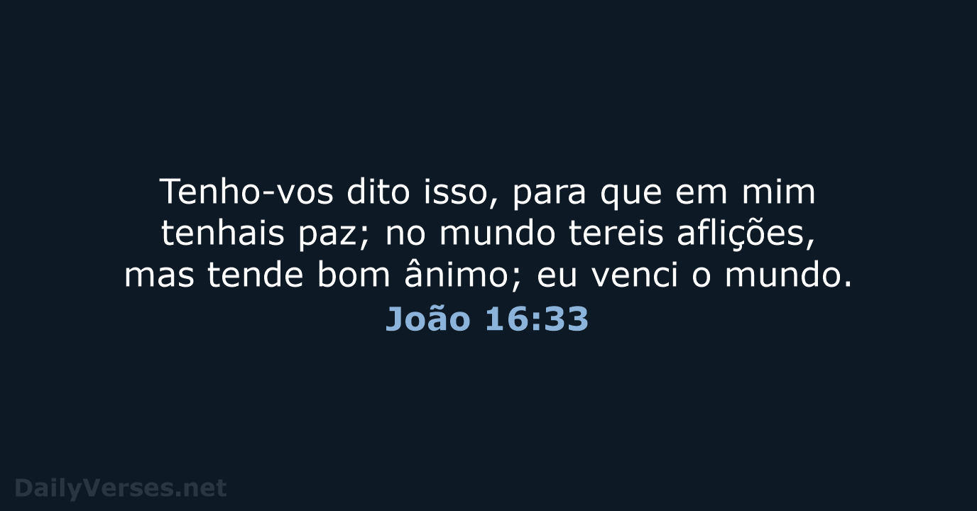 João 16:33 - ARC