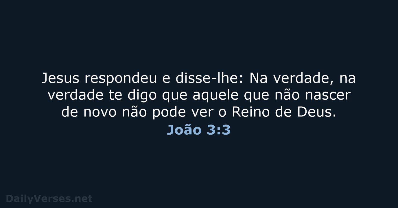 João 3:3 - ARC