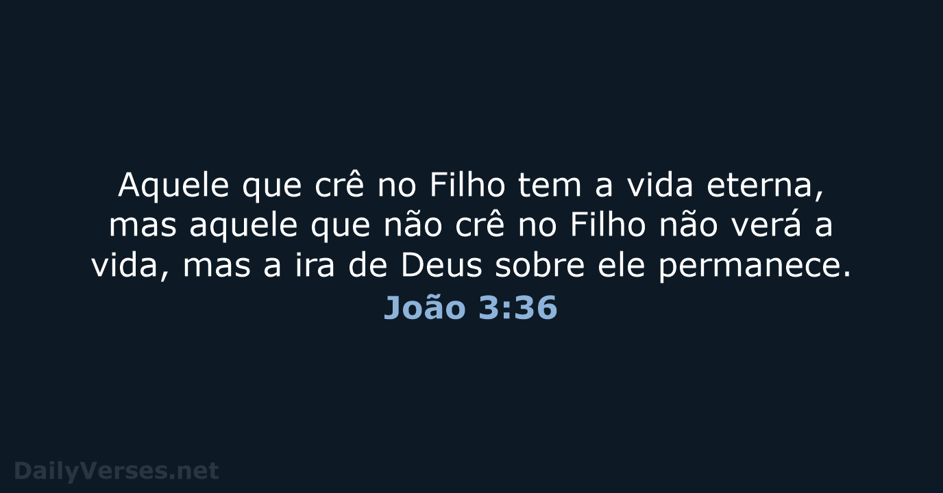 João 3:36 - ARC