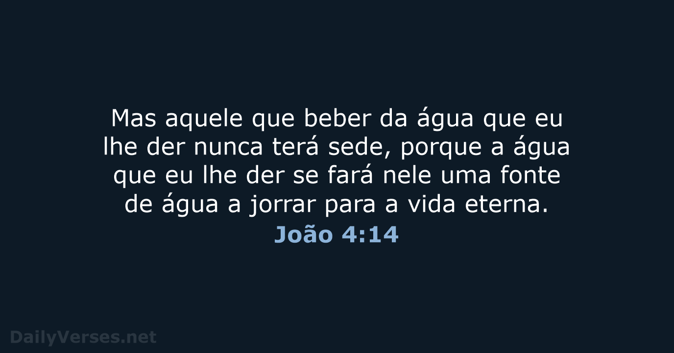 João 4:14 - ARC