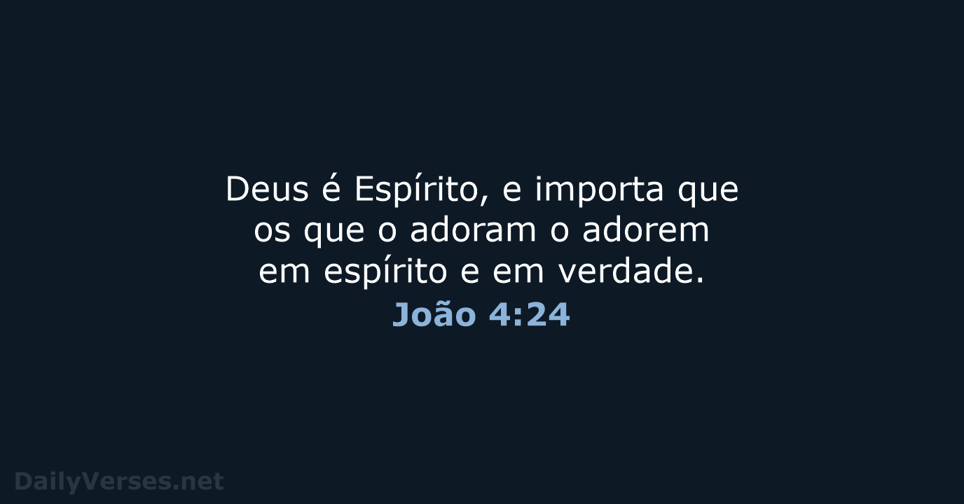 João 4:24 - ARC
