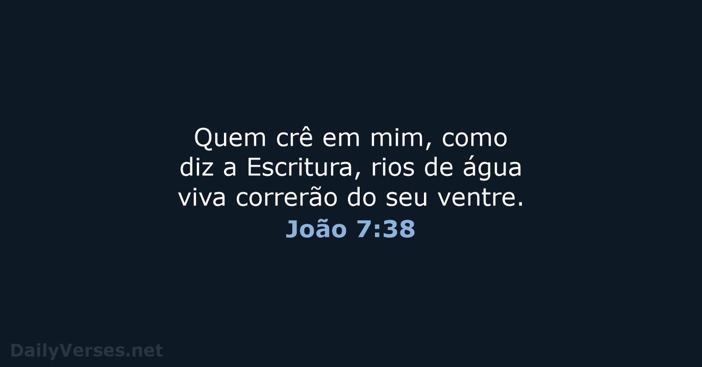 João 7:38 - ARC