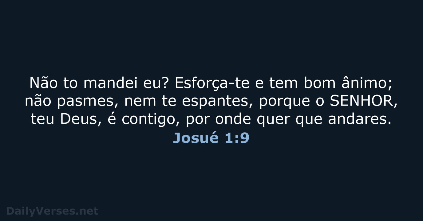 Josué 1:9 - ARC