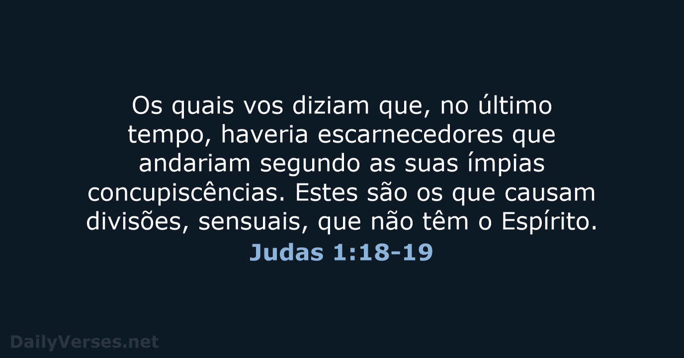 Judas 1:18-19 - ARC