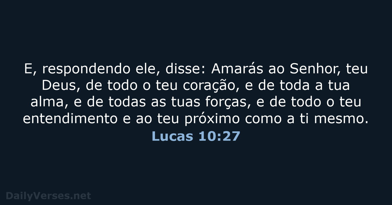 Lucas 10:27 - ARC