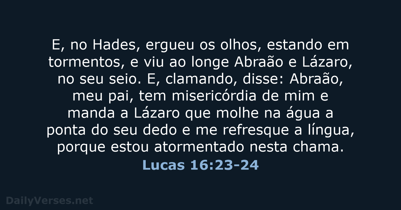 Lucas 16:23-24 - ARC