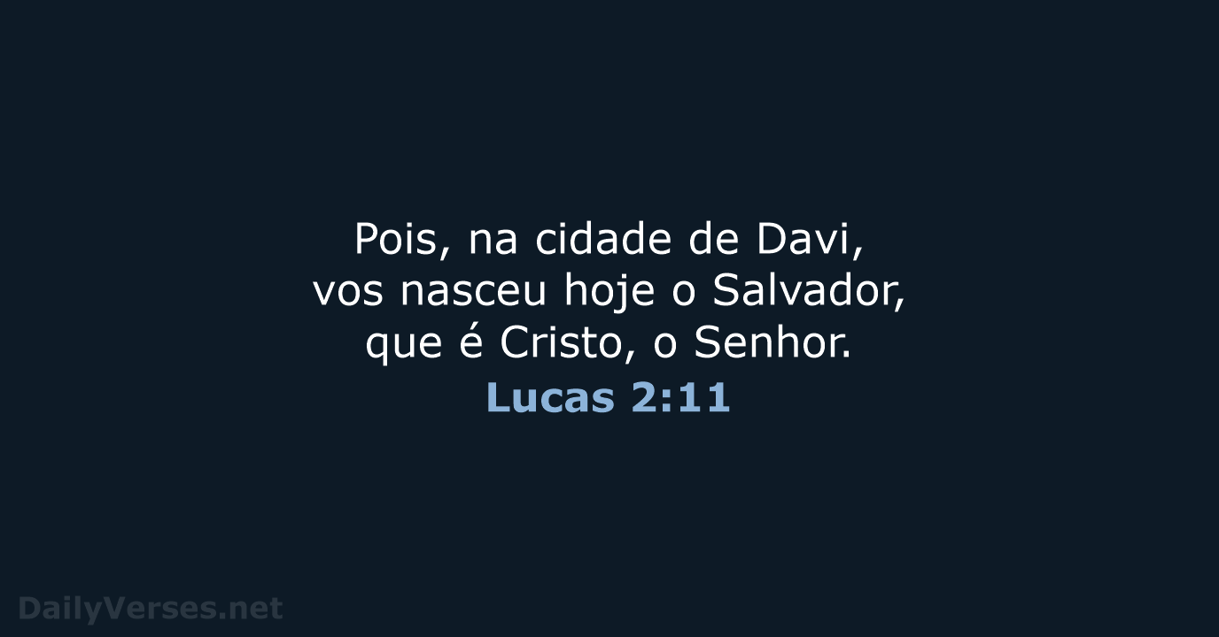 Lucas 2:11 - ARC