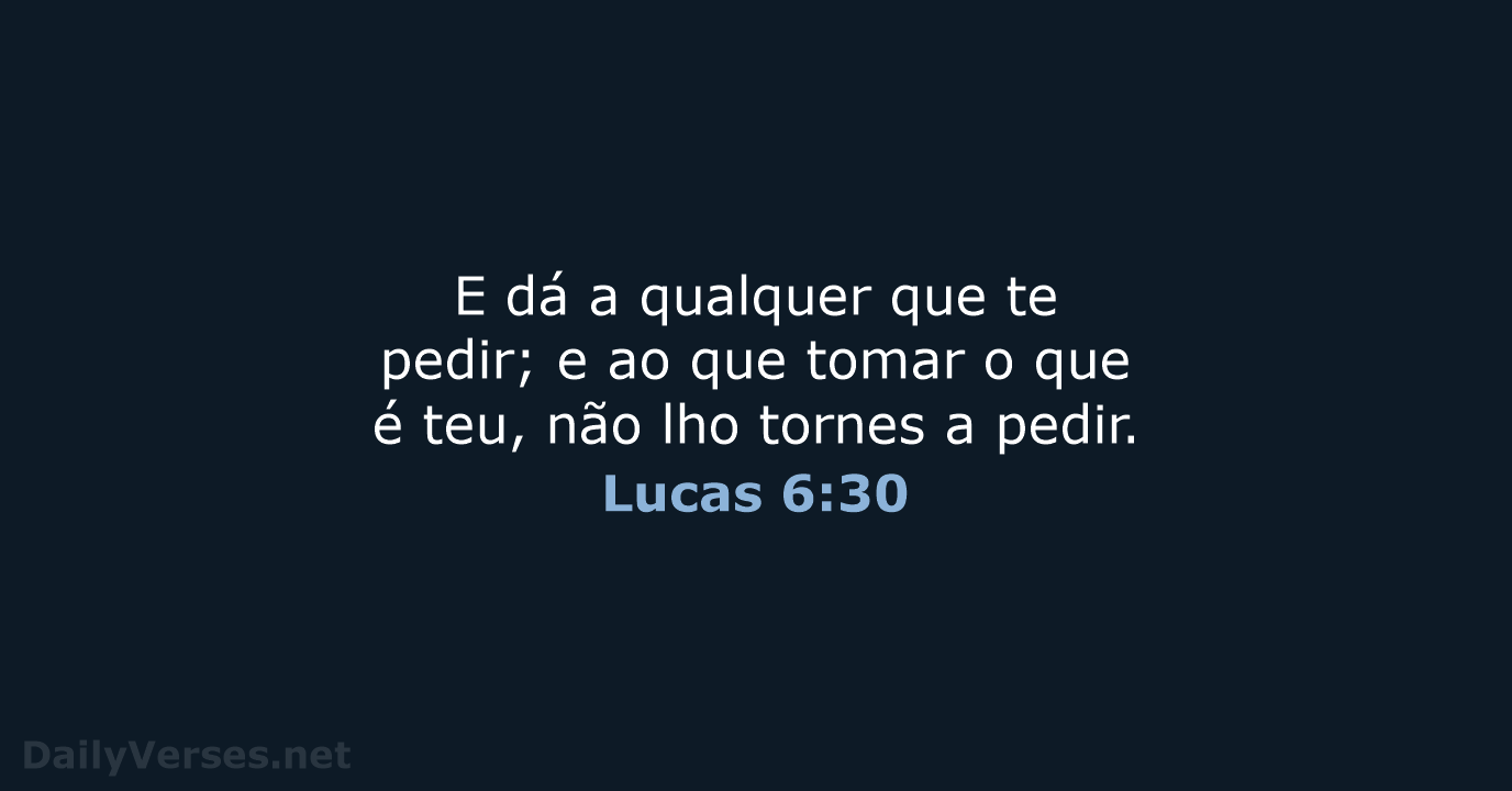 Lucas 6:30 - ARC