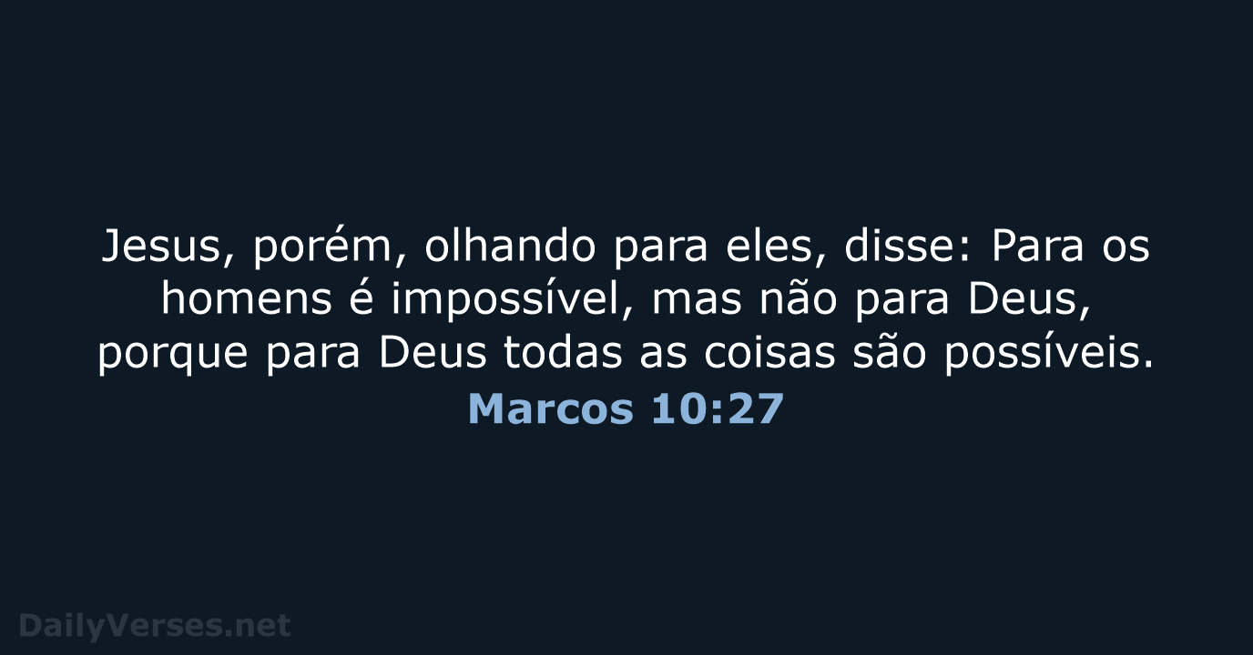 Marcos 10:27 - ARC