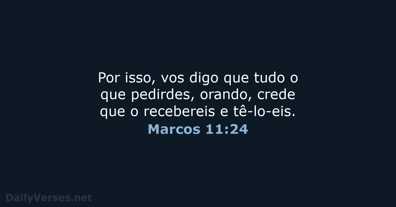 Marcos 11:24 - ARC