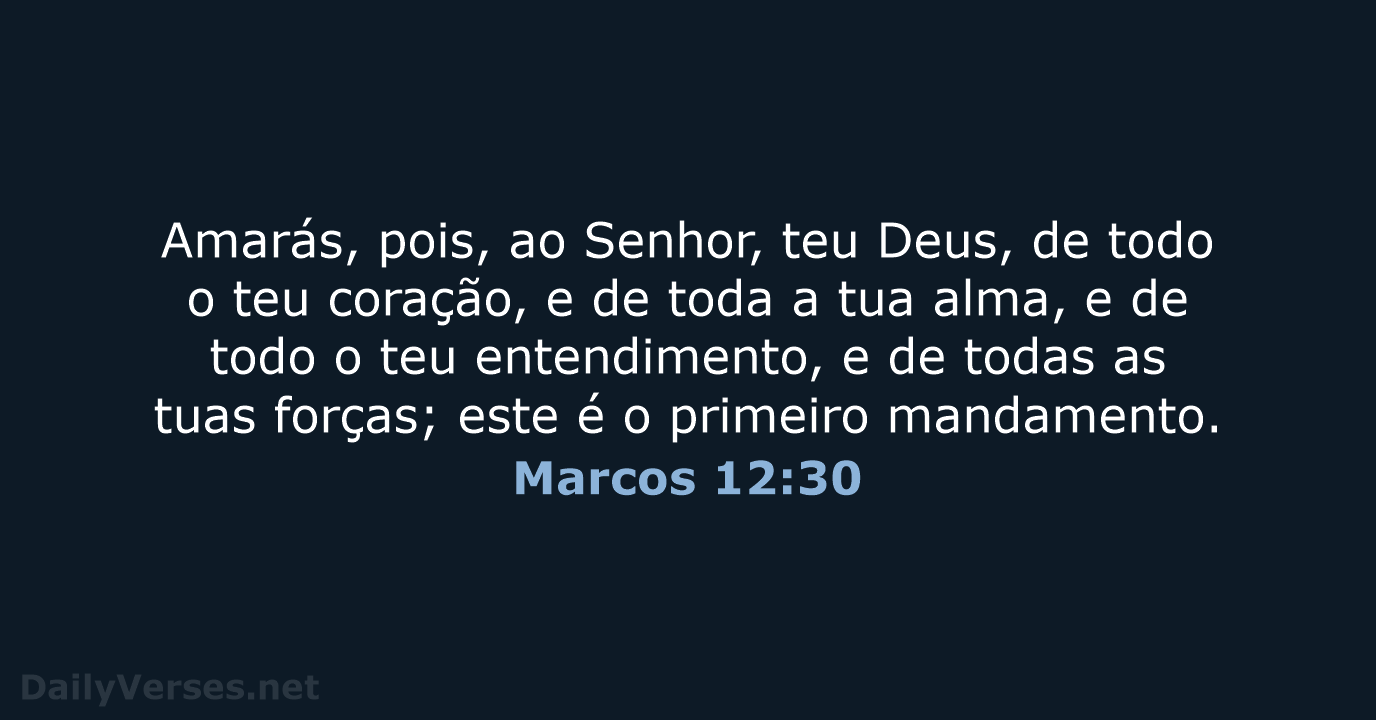 Marcos 12:30 - ARC