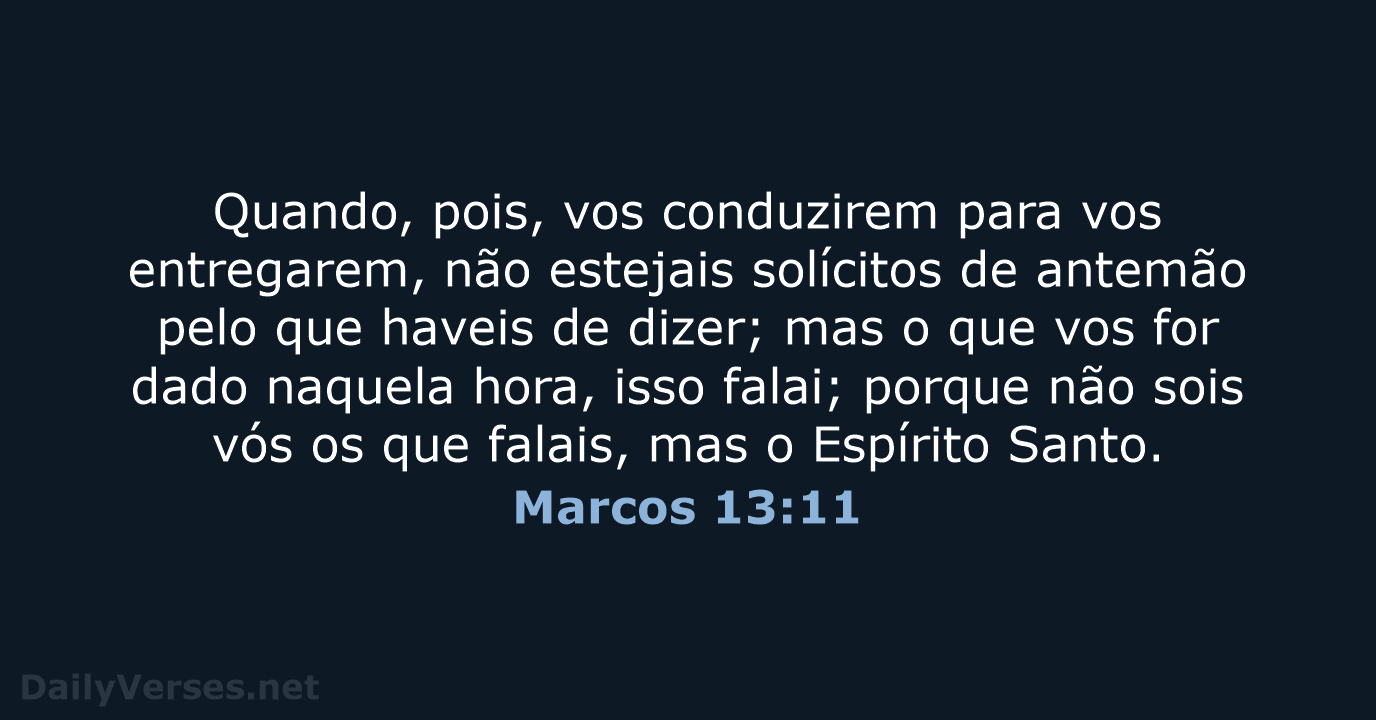 Marcos 13:11 - ARC