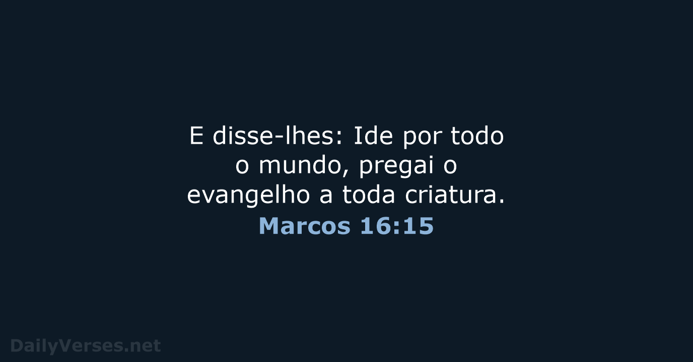 Marcos 16:15 - ARC