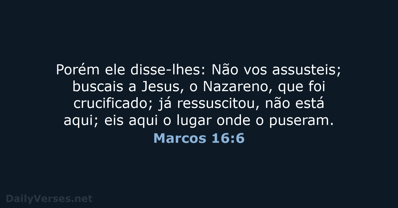 Marcos 16:6 - ARC