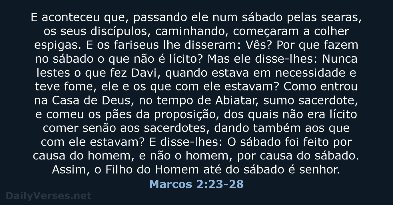 Marcos 2:23-28 - ARC