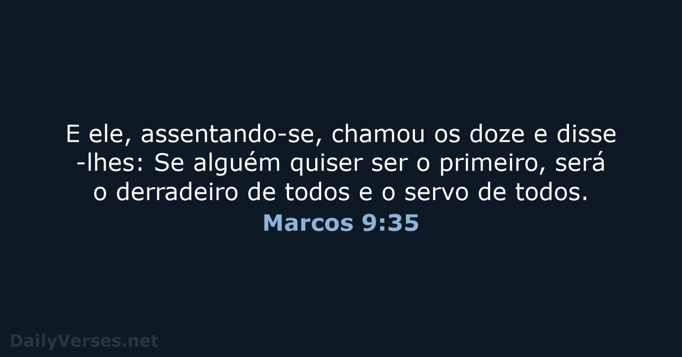 Marcos 9:35 - ARC