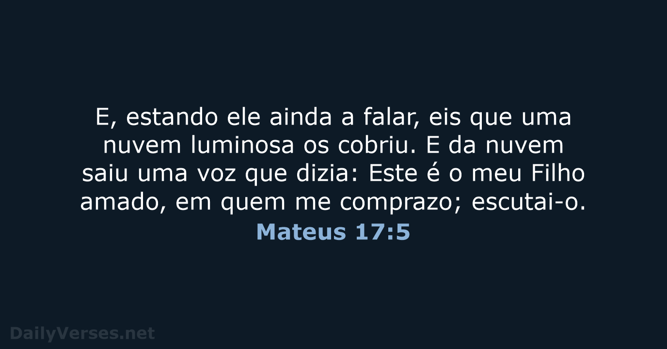 Mateus 17:5 - ARC