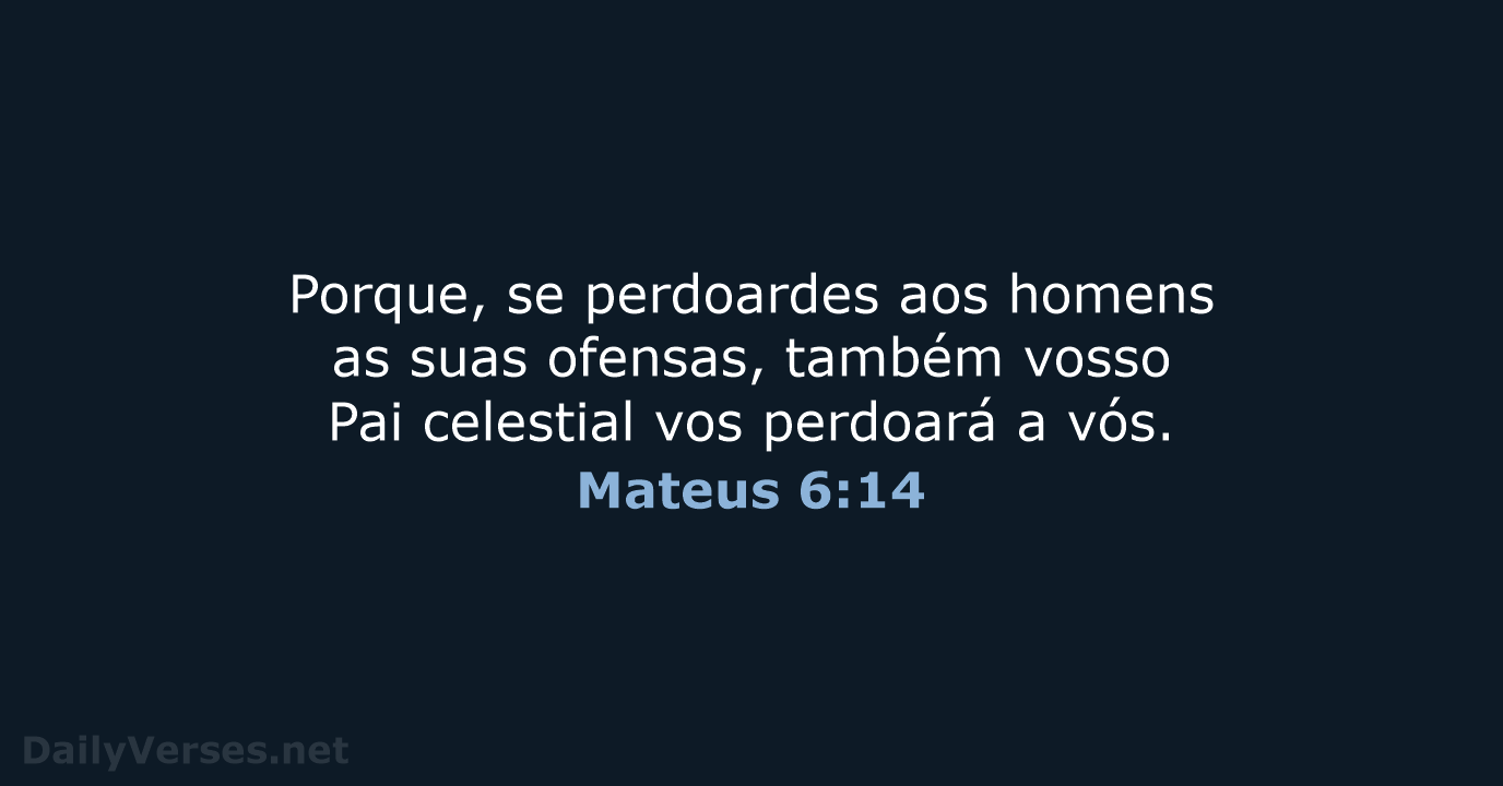 Mateus 6:14 - ARC