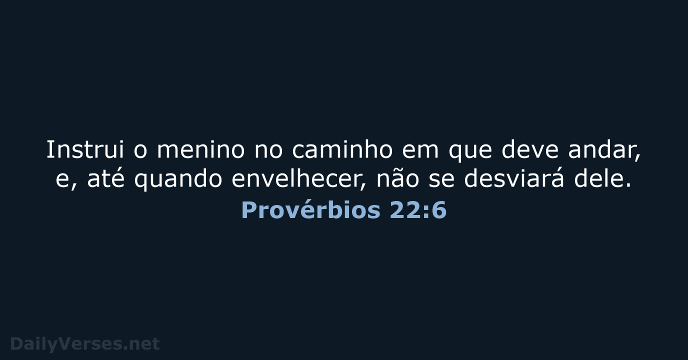 Provérbios 22:6 - ARC