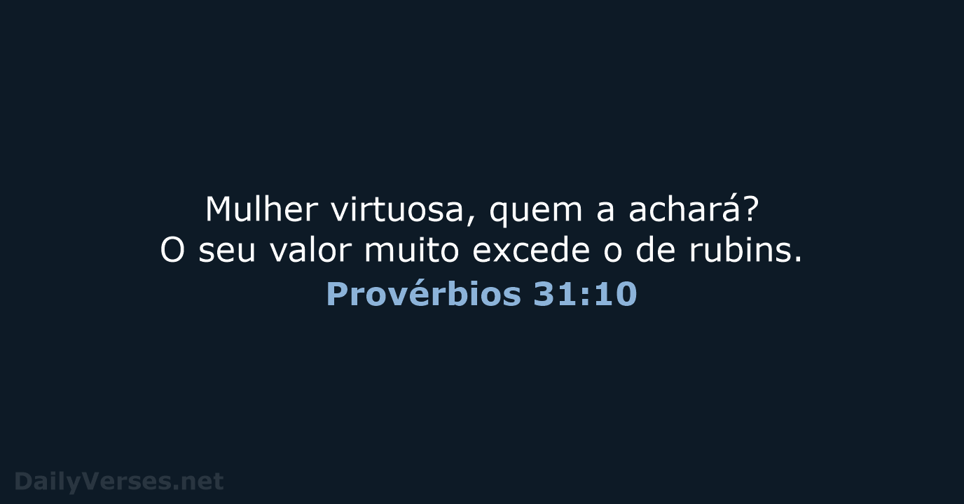 Provérbios 31:10 - ARC