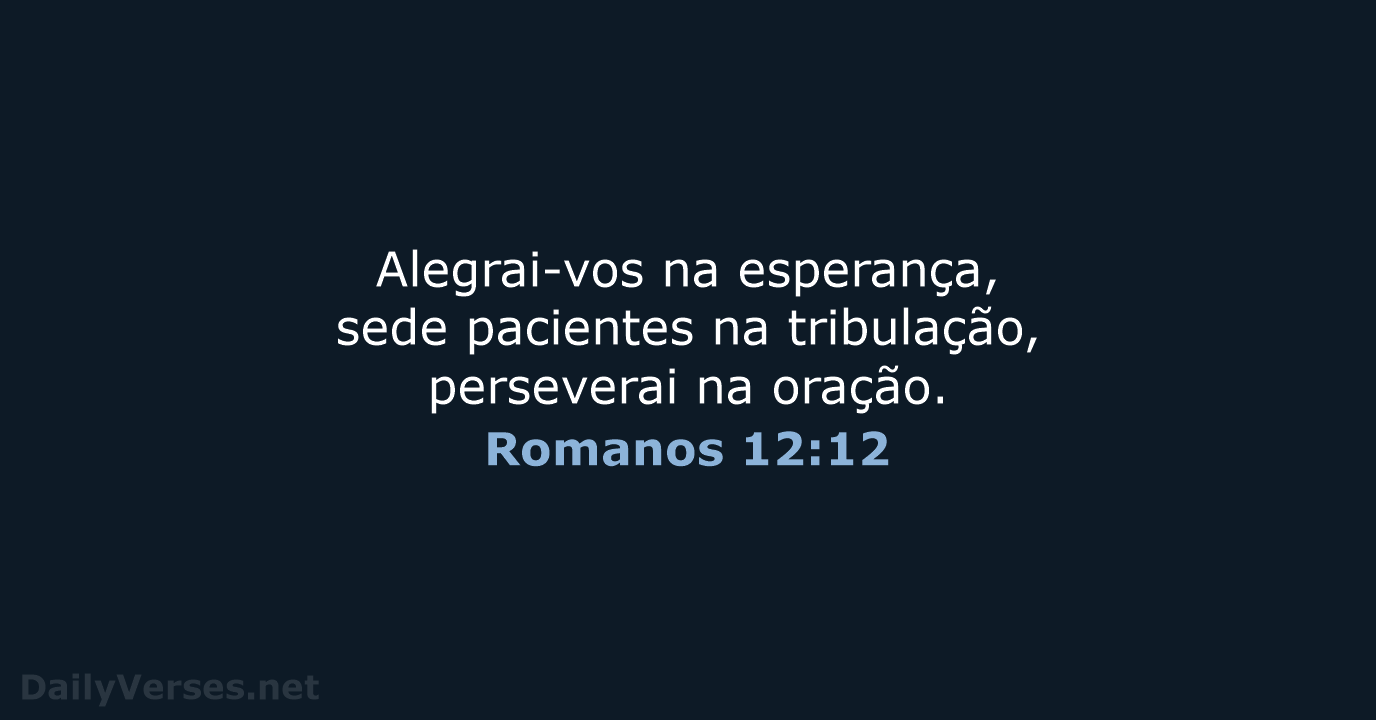 Romanos 12:12 - ARC