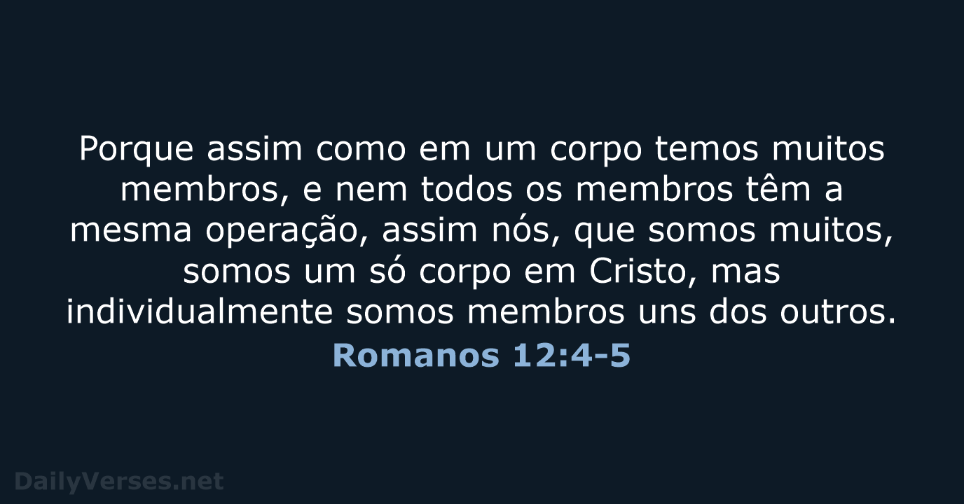Romanos 12:4-5 - ARC