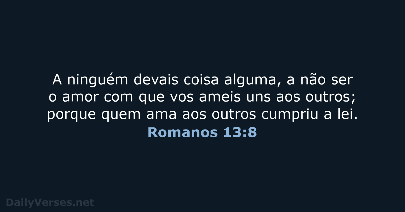 Romanos 13:8 - ARC