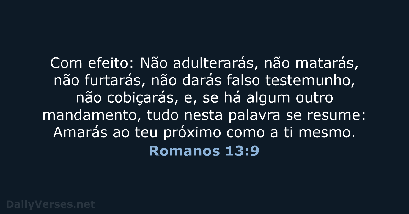 Romanos 13:9 - ARC