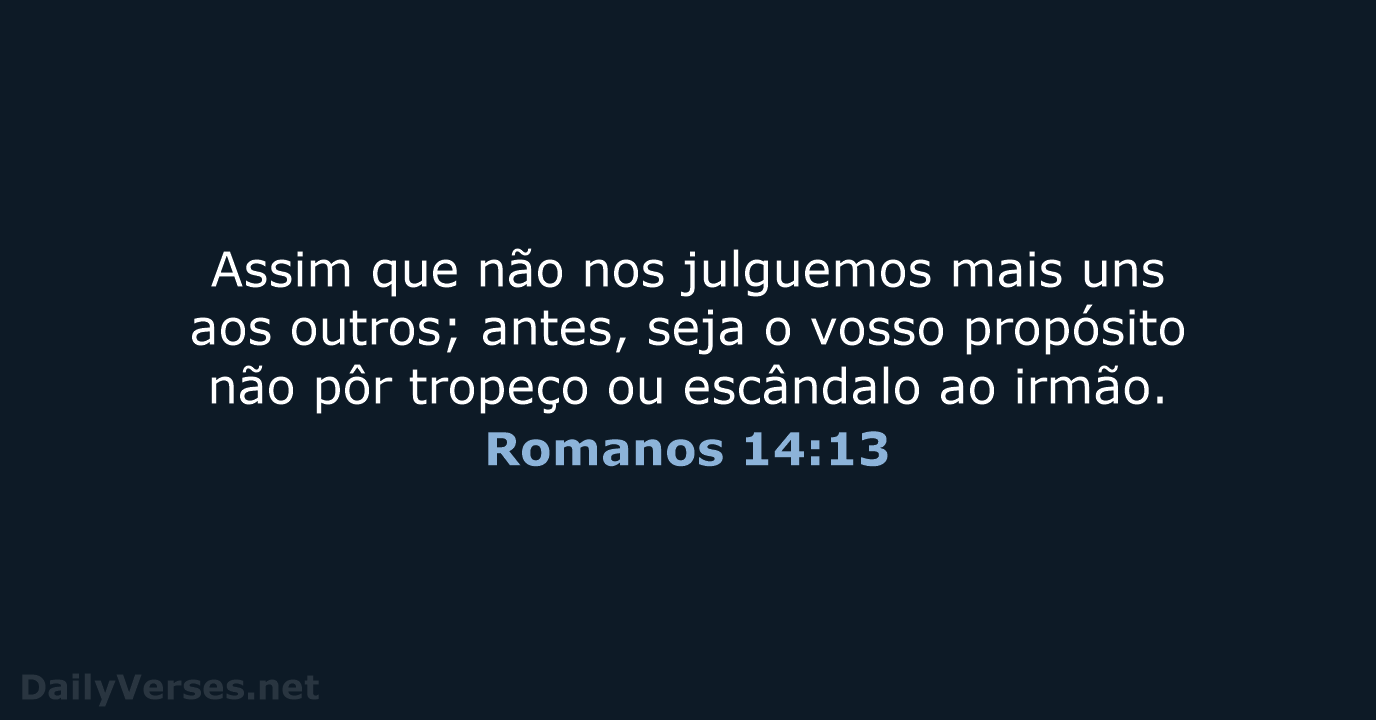 Romanos 14:13 - ARC