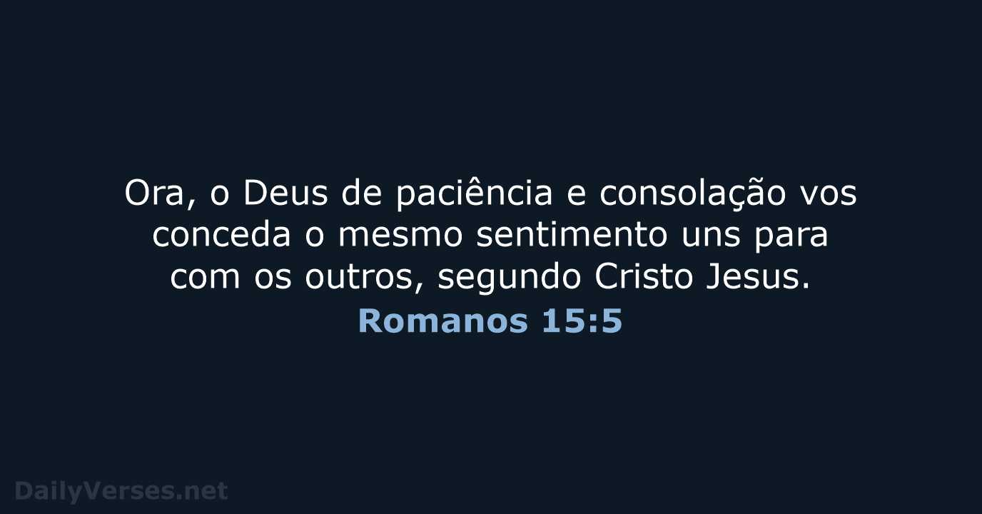 Romanos 15:5 - ARC