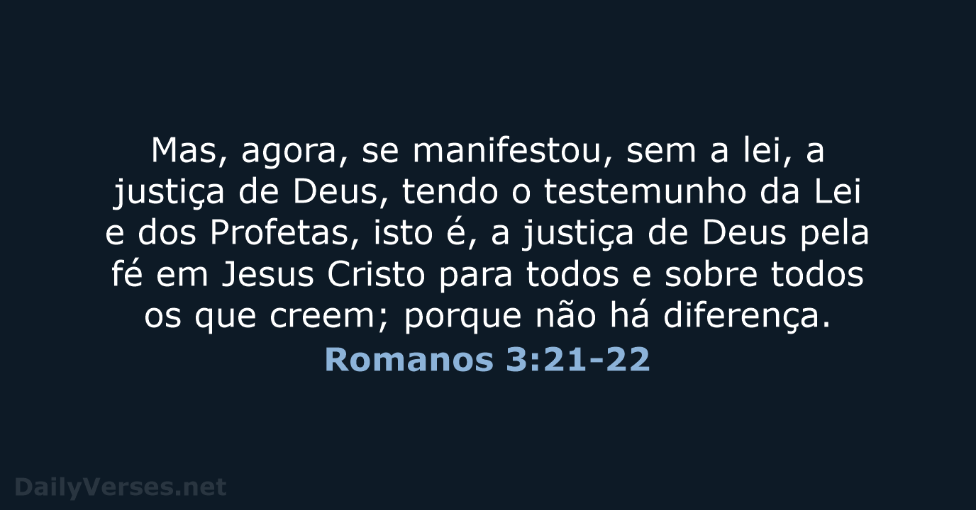 Romanos 3:21-22 - ARC