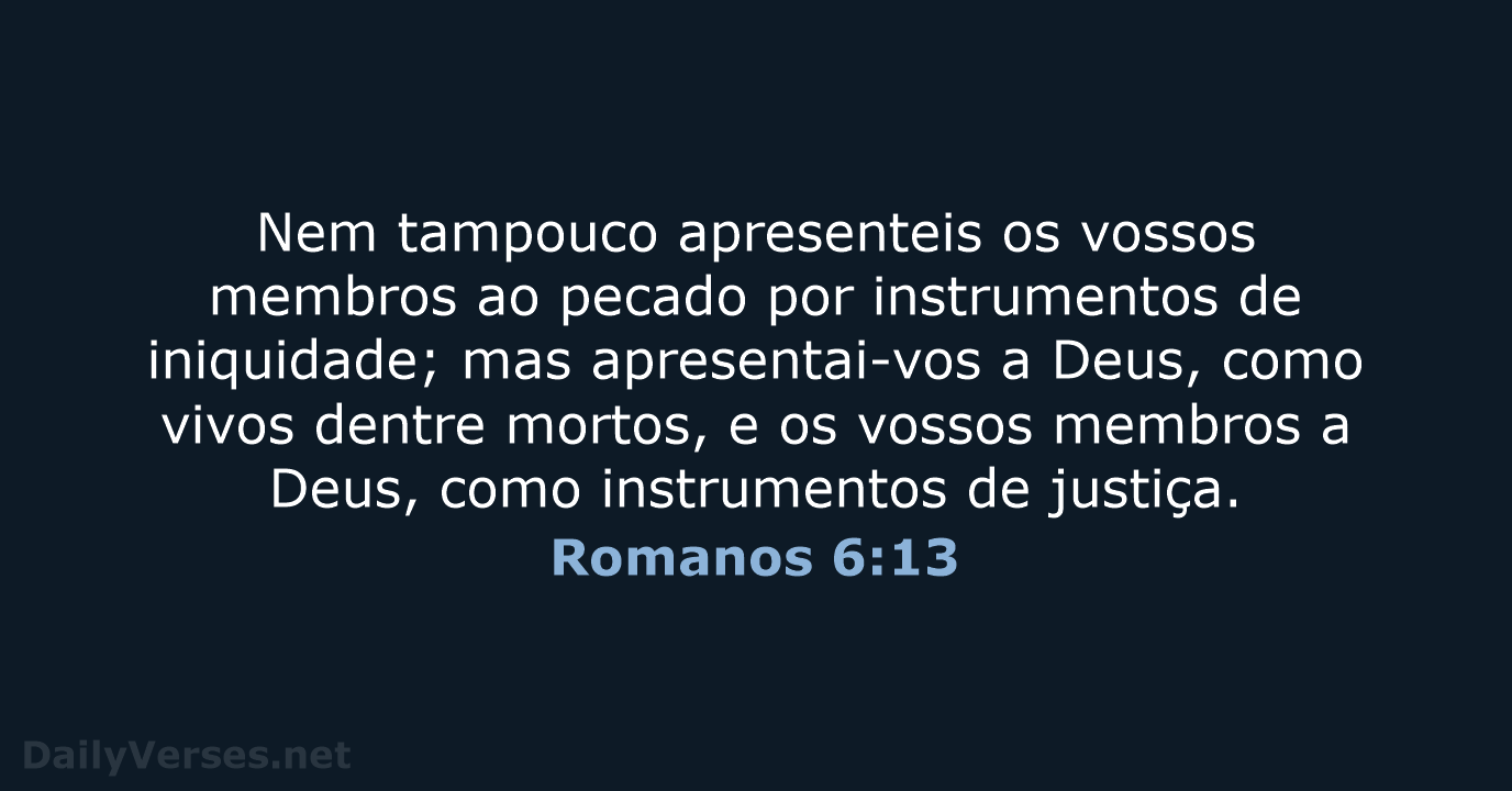 Romanos 6:13 - ARC