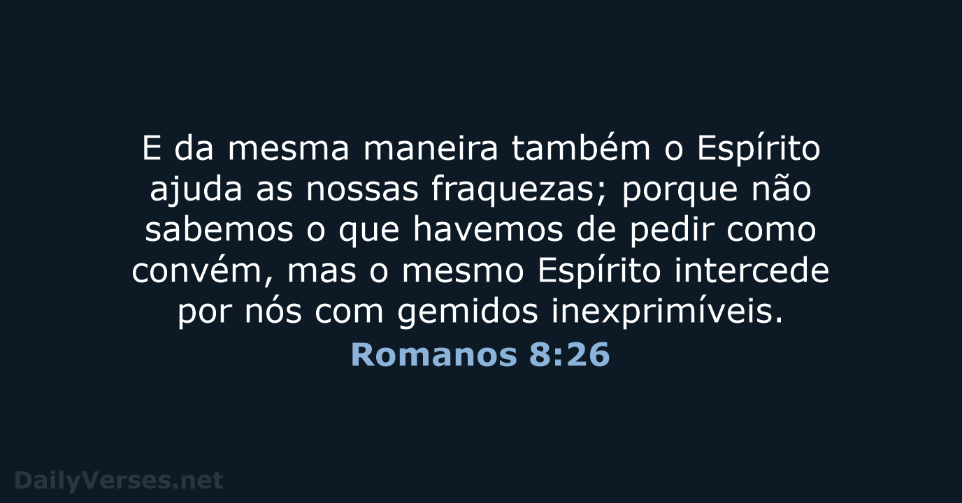 Romanos 8:26 - ARC
